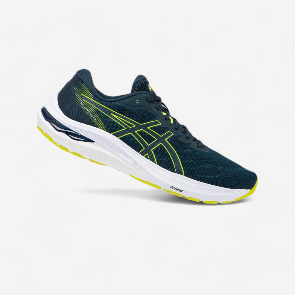 Vīriešu skriešanas apavi “Asics Gel Roadmiles”, tumši zaļi/dzelteni